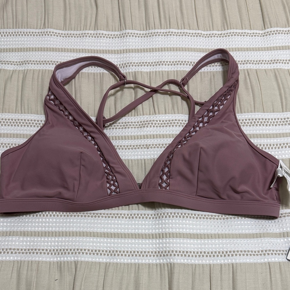 Cupshe Dusty Rose Lace Bralette
